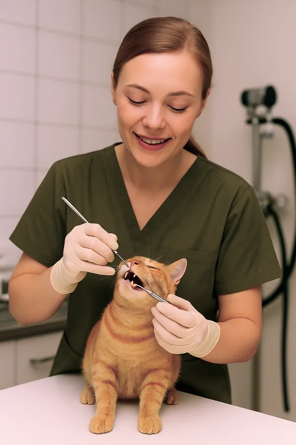 Tierarzt bei einer chirurgischen Behandlung