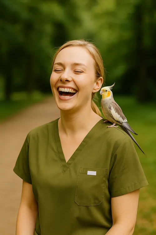 Portrait von Dr. Matilda Preiser, Tierärztin für Weichteilchirurgie und kardiologische Diagnostik bei Fellfreunde am Rhein